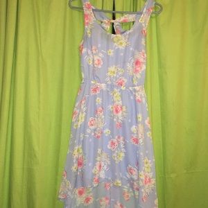 Candie’s Size Medium Adorable Hi-Lo Lt. Blue Dress